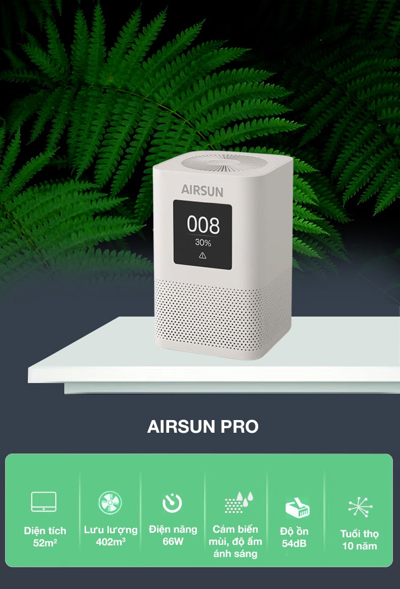 Máy lọc không khí AirSun Tốt nhất