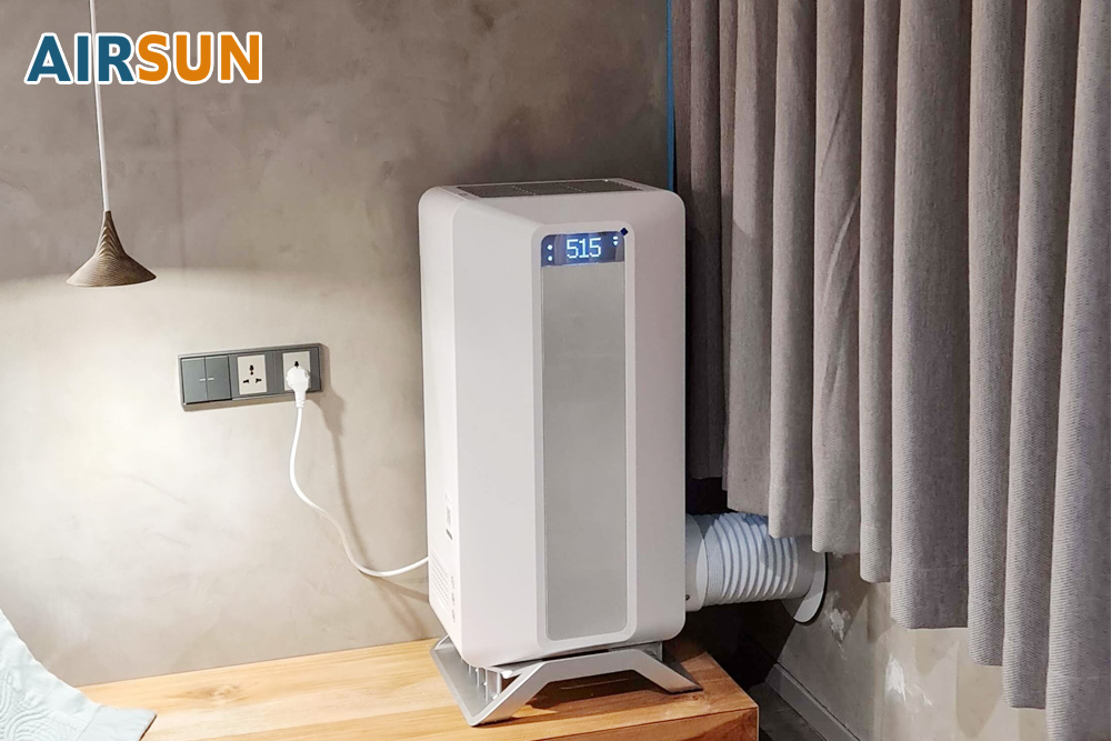 Máy cấp khí tươi lọc không khí AirProce SmartVent AC 160 đặt trong phòng Máy cấp khí tươi lọc không khí AirProce SmartVent AC 160 đặt trong phòng