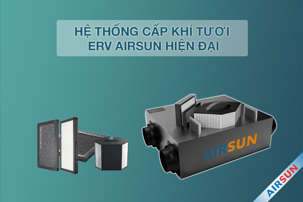 Hệ thống cấp khí tươi hồi nhiệt là gì? Cấu tạo và ưu nhược điểm từng loại cấp khí tươi 6 Công nghệ hiện đại ERV
