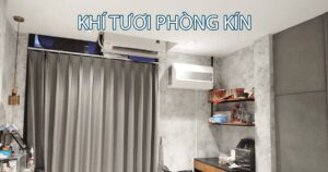 Làm sao đảm bảo khí tươi cho phòng kín, không có cửa sổ?