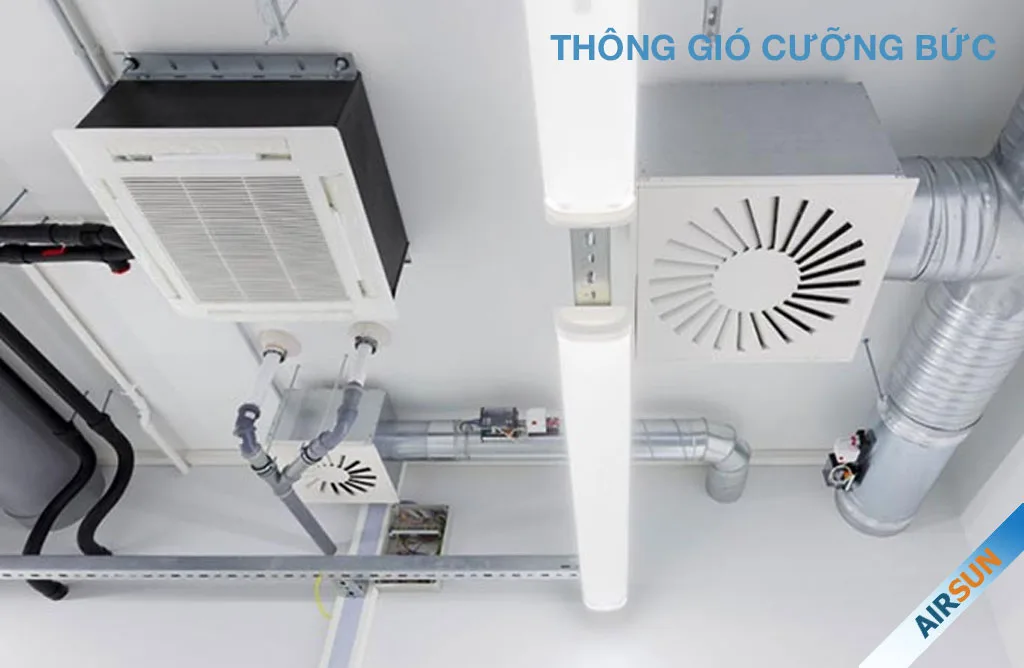 Phương pháp cấp gió tươi thông gió cưỡng bức