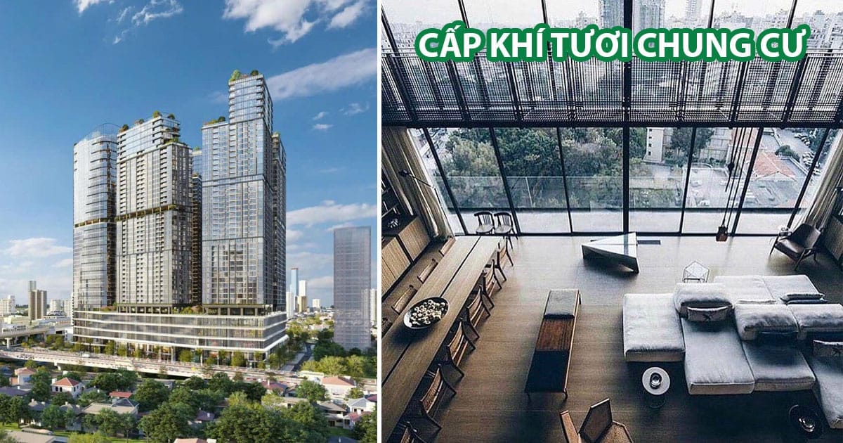 Hệ thống cấp khí tươi căn hộ, chung cư toàn diện