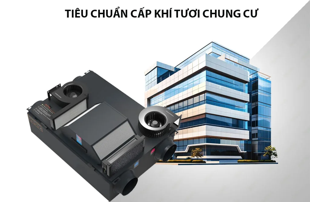 Lắp cấp gió tươi cho chung cư cần những tiêu chuẩn nào?