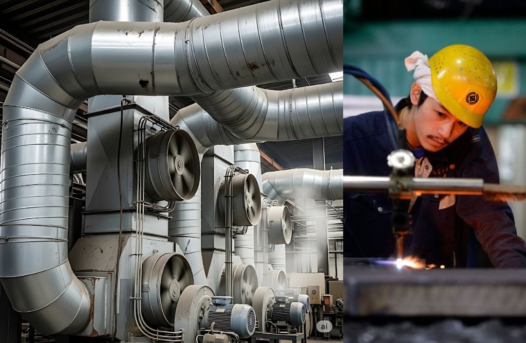 Tác động của thông gió công nghiệp đến sức khoẻ người lao động