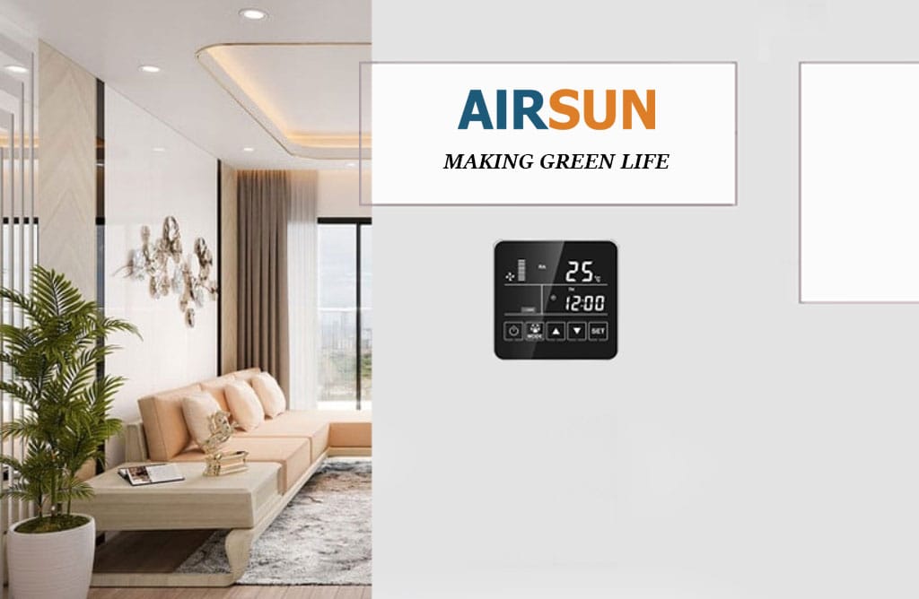 Lắp đặt máy cấp khí tươi âm trần cho gia đình