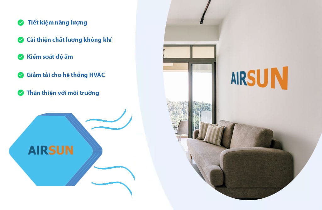 Lợi ích của ERV trong thông gió