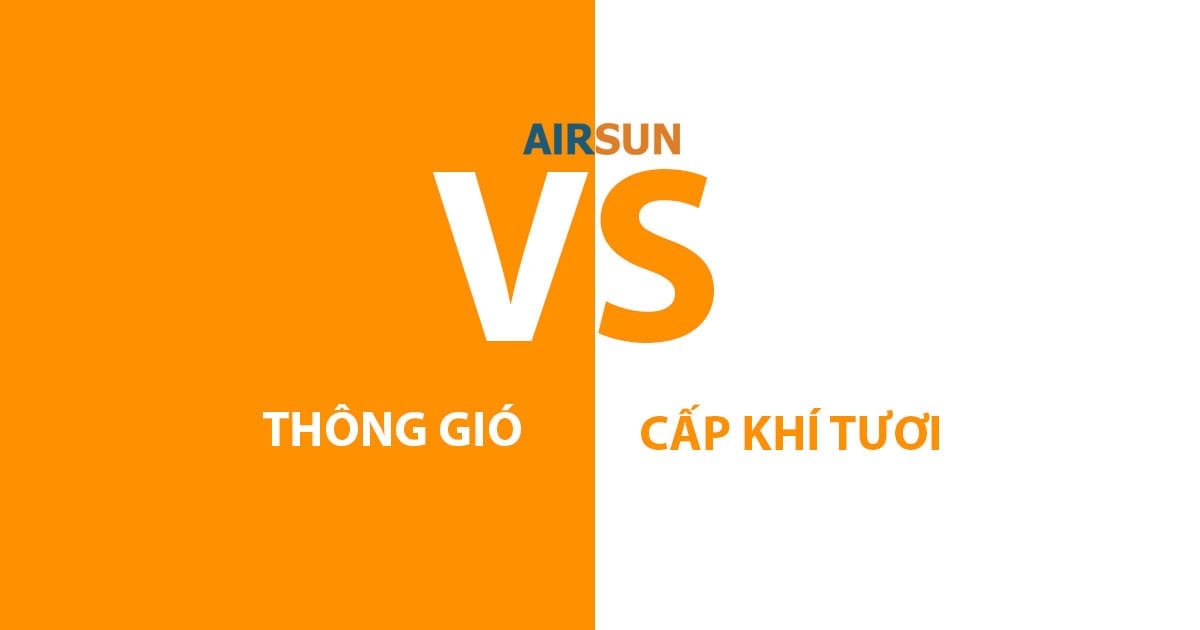 So sánh các loại thông gió và cấp khí tươi biệt thự