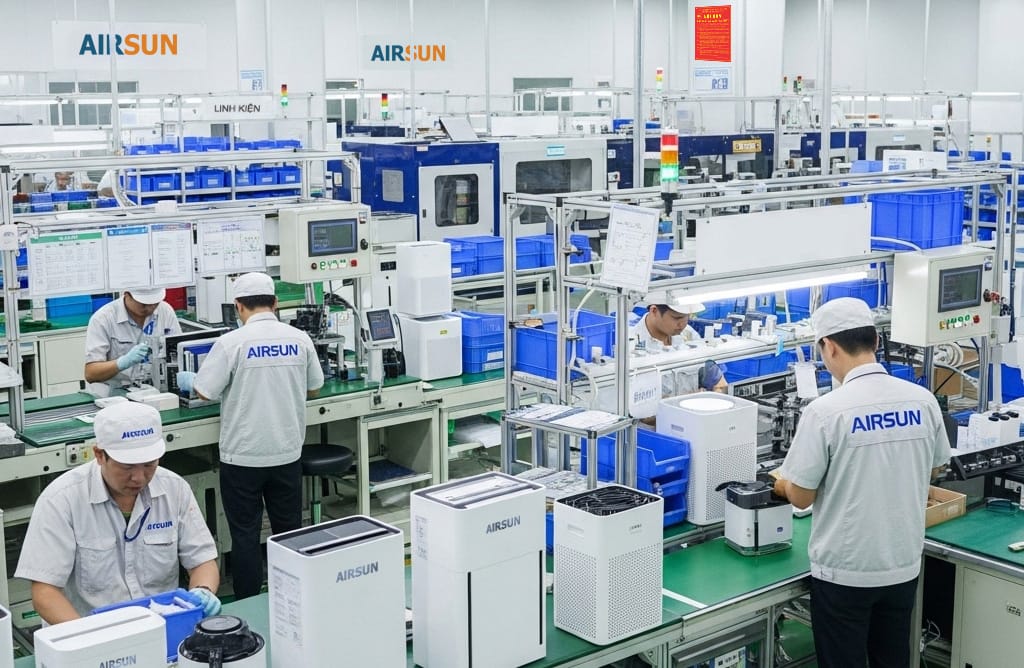 Máy cấp khí tươi Việt Nam AirSun