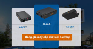 Bảng giá hệ thống cấp khí tươi biệt thự mới nhất