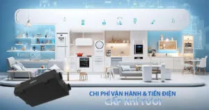 Chi phí vận hành & tiền điện cho hệ thống cấp khí tươi biệt thự