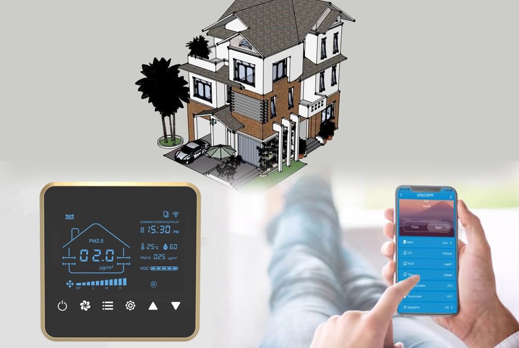 Cấp khí tươi điều khiển thông minh, kết nối vạn vật