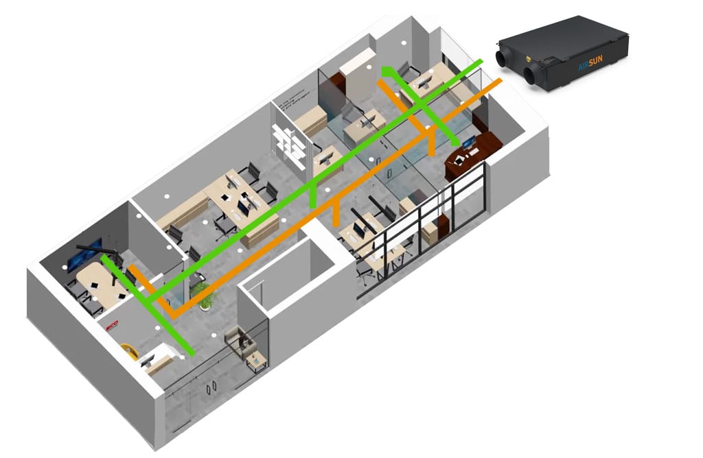 Cách lắp đặt máy cấp khí tươi văn phòng chuẩn nhất