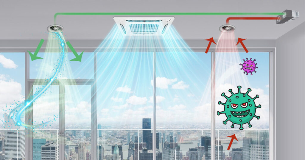 Nguyên lý lọc bụi mịn PM2.5 trong hệ thống cấp khí tươi