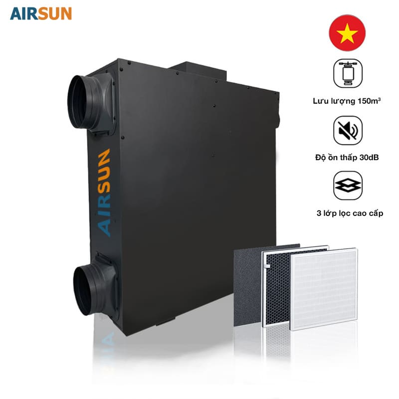 AirSun cung cấp nhiều dòng ERV cho khách hàng