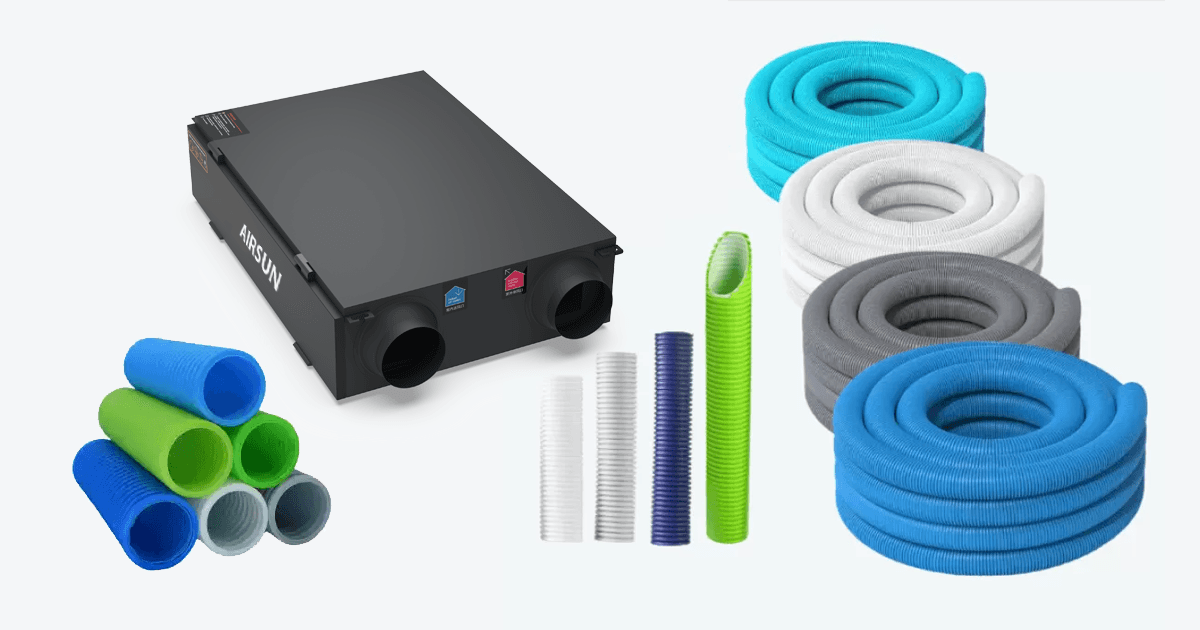 Vật liệu ống gió ảnh hưởng thế nào đến cấp khí tươi?