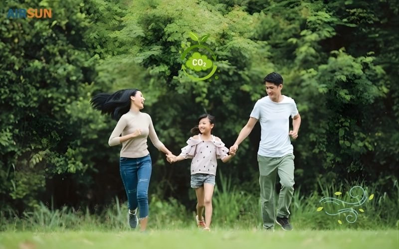 Tiếp xúc nhiều với không khí thiên nhiên