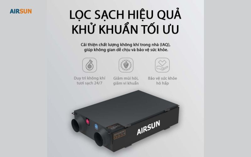 Máy cấp khí tươi cấp khí phòng kín