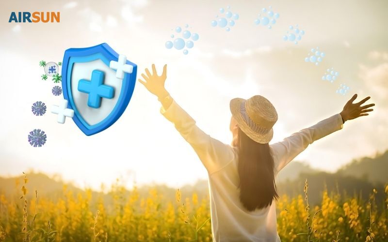 Hít khí sạch thường xuyên giúp bảo vệ sức khoẻ