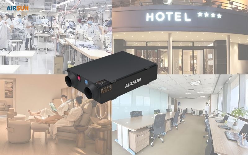 Máy cấp khí tươi phù hợp nơi đông người