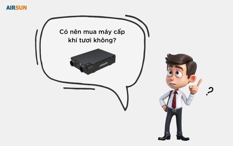 Nên mua máy cấp khí tươi