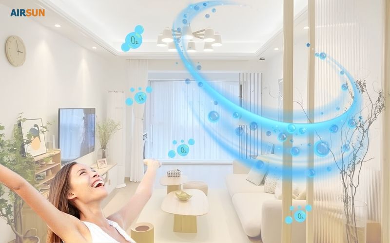 Cung cấp oxy mới liên tục 