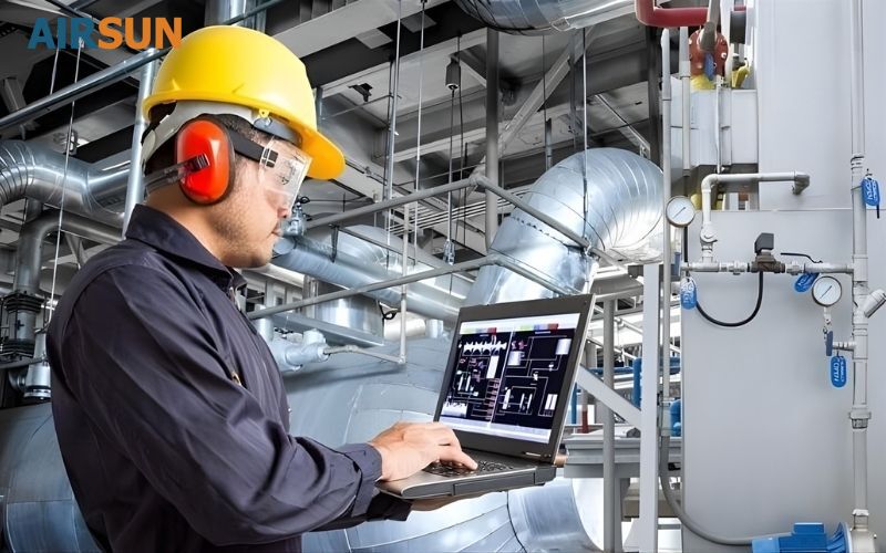 Chạy thử hiệu quả ống dẫn gió