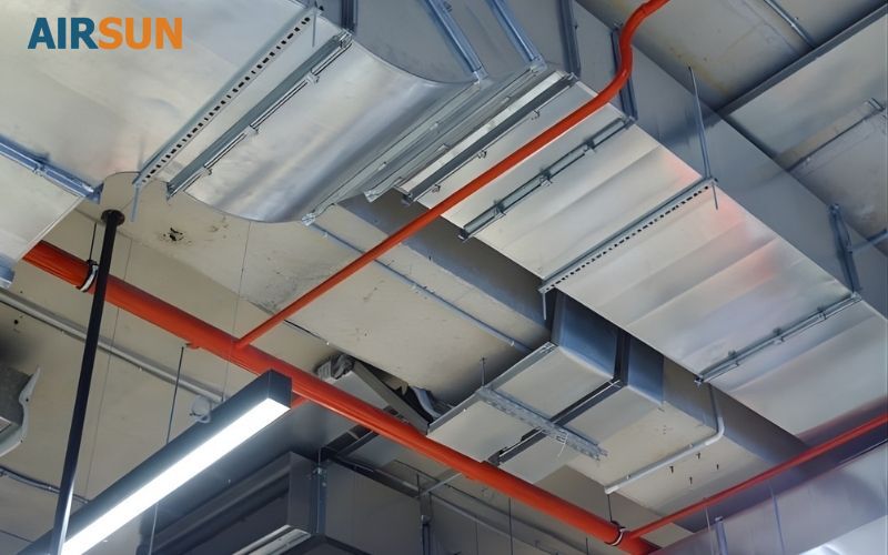 Ống gió vuông tiết kiệm không gian