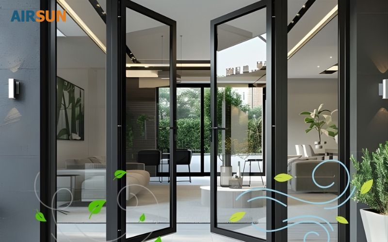 Thông gió tự nhiên góp phần tăng hiệu quả không khí 