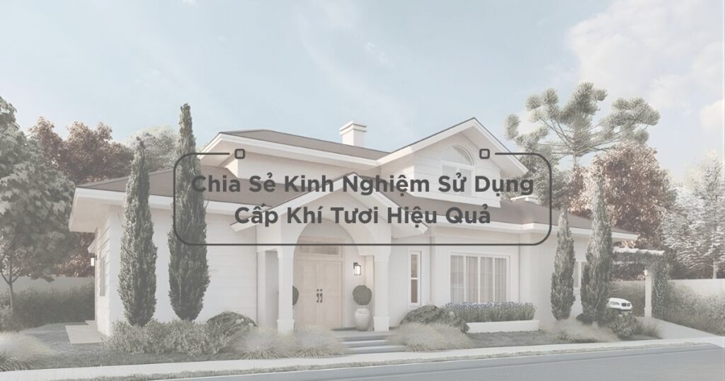 Chia sẻ kinh nghiệm sử dụng cấp khí tươi hiệu quả