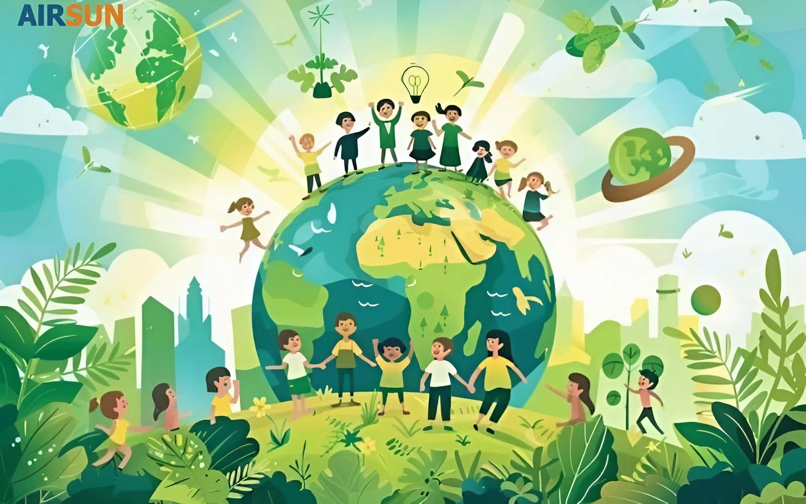 Không khí sạch tăng việc bảo vệ môi trường