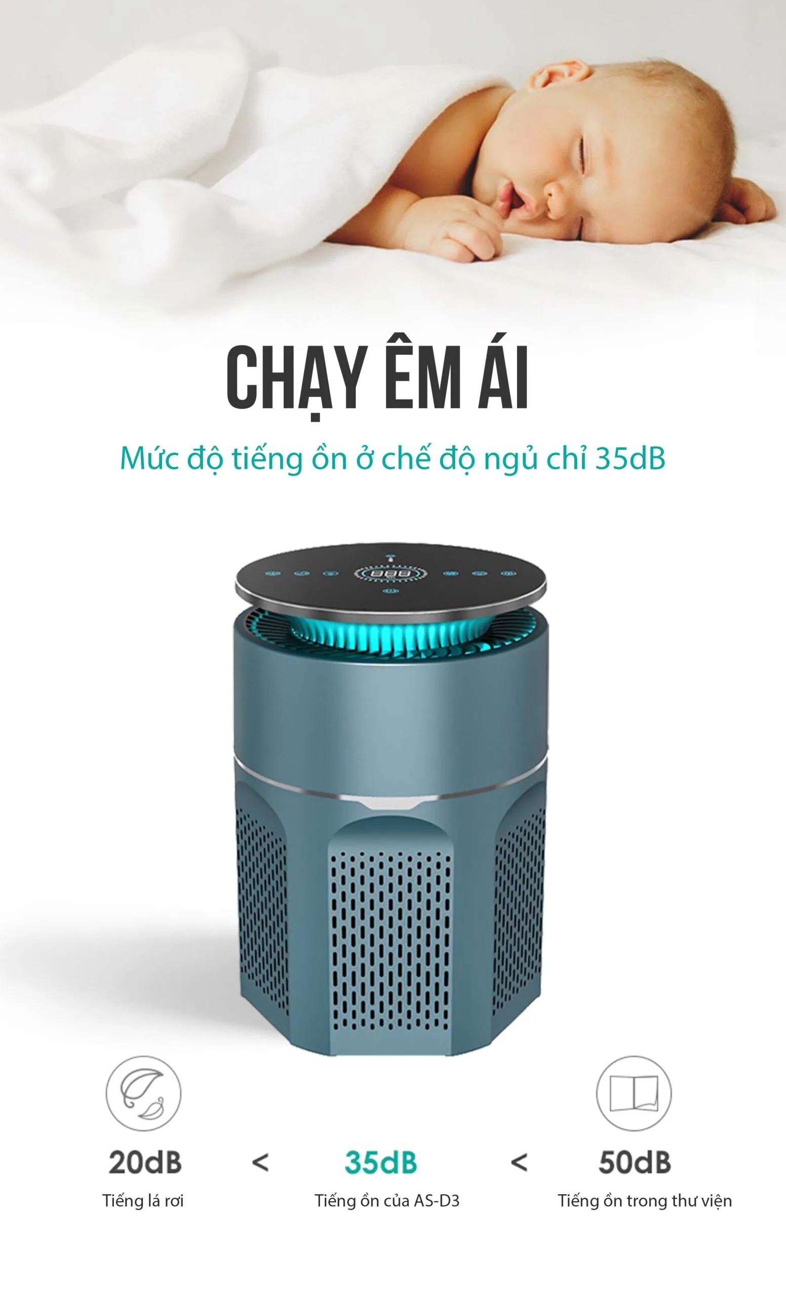 Máy lọc không khí AS-D3-G300 phù hợp diện tích 15–25m² - Ảnh 4