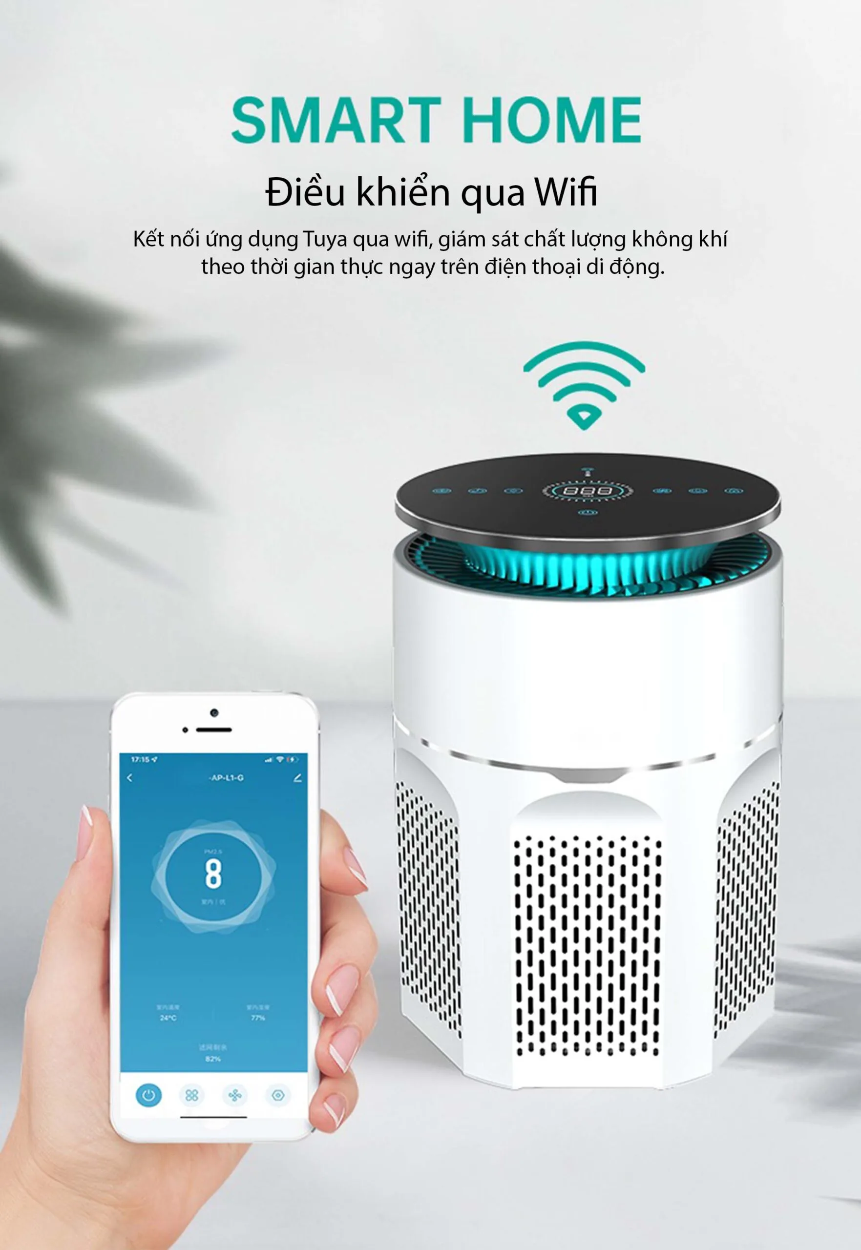 Máy lọc không khí AS-D3-G300 phù hợp diện tích 15–25m² - Ảnh 9