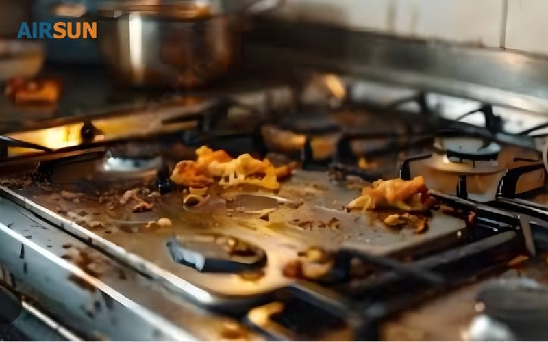 Nên dùng cấp khí tươi phòng bếp