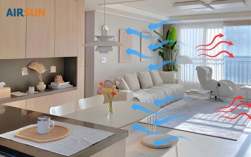 Cấp khí tươi thu hồi nhiệt giúp tiết kiệm điện