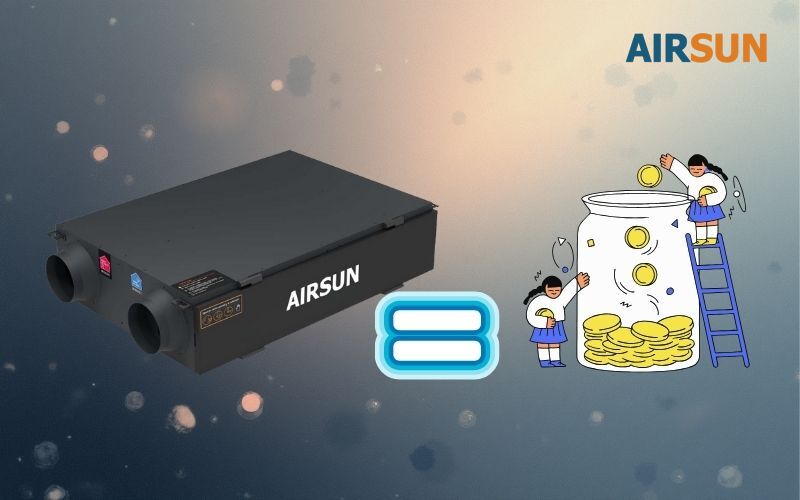 Chọn đúng công suất cấp khí tươi biệt thự giúp tiết kiệm tiền