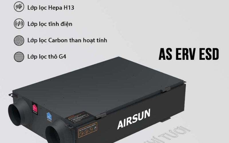 Máy cấp khí tươi cho căn hộ, chung cư