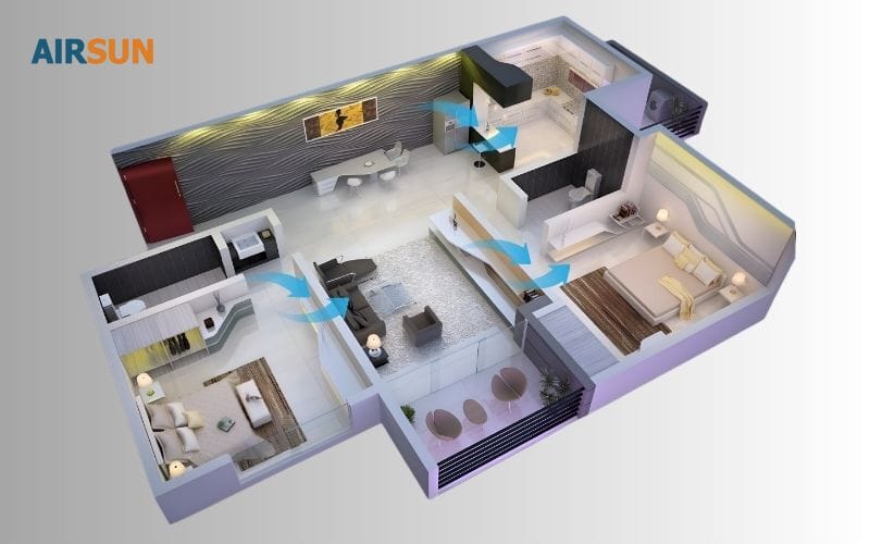 Căn hộ cần cấp khí tươi để lưu thông luồng khí