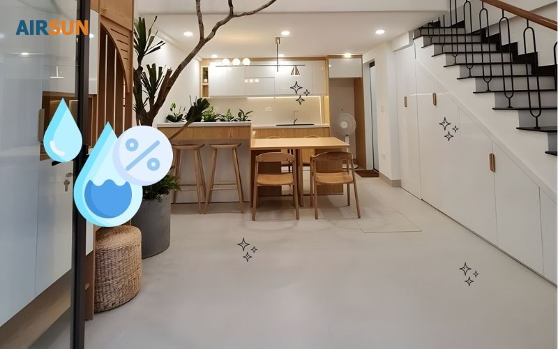 Nhờ công năng thu hồi nhiệt mà nhiệt ẩm không bị chênh lệch