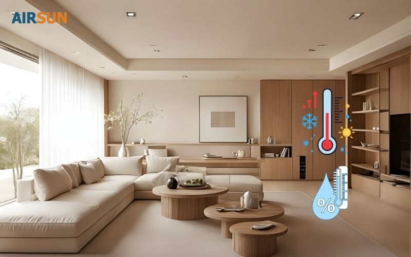 Thu hồi nhiệt ERV giúp cân bằng nhiệt ẩm