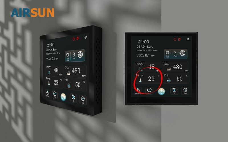 Nhiệt độ, độ ẩm không giống như ban đầu