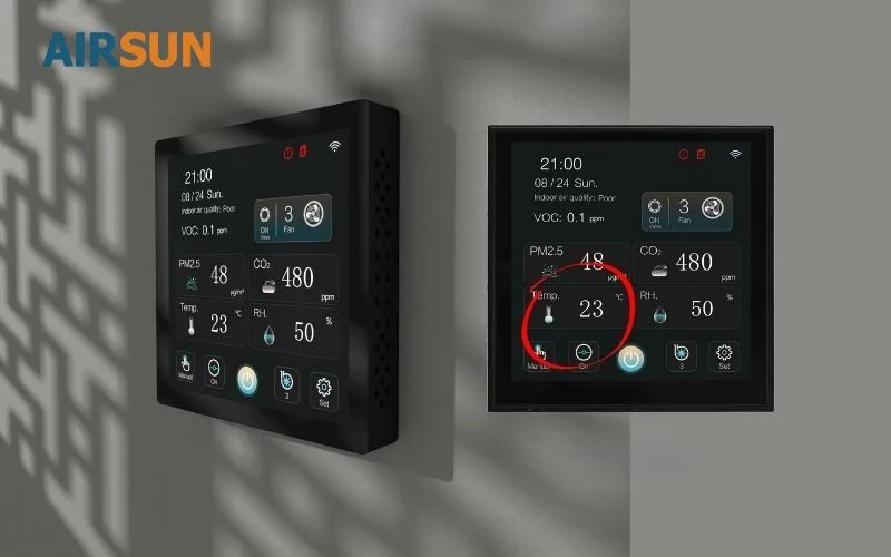 Nhiệt độ, độ ẩm không giống như ban đầu