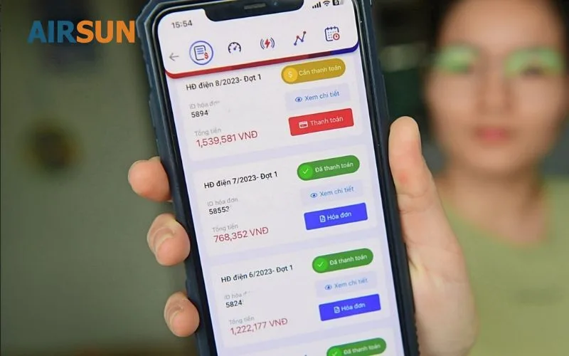 Tiền điện tăng mạnh đột ngột do lỗi ở máy cấp khí tươi