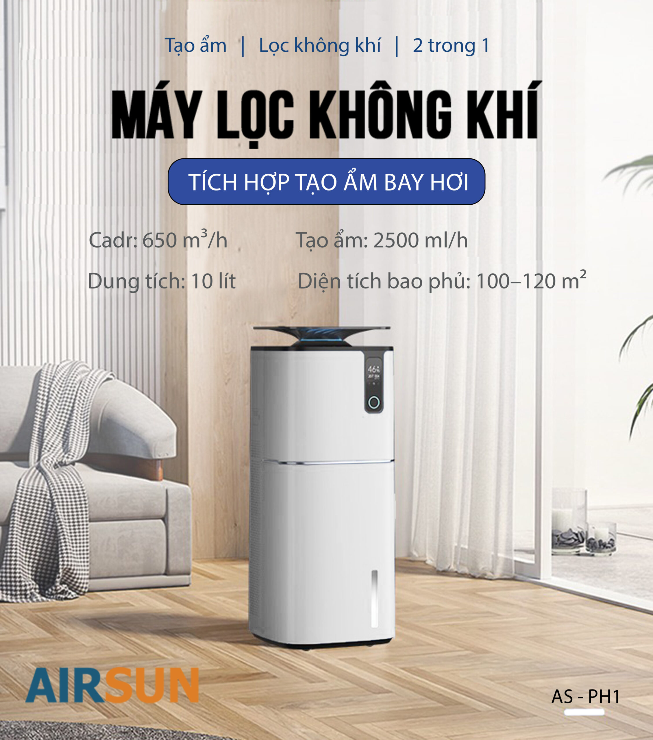 Máy lọc không khí AS-PH1 - Ảnh 11