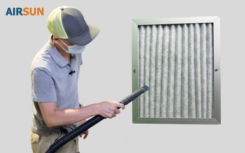 Có thể tự vệ sinh máy cấp khí tươi