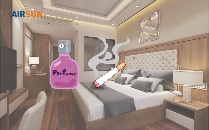 Cấp khí tươi khách sạn giảm bớt mùi, bụi phòng kín