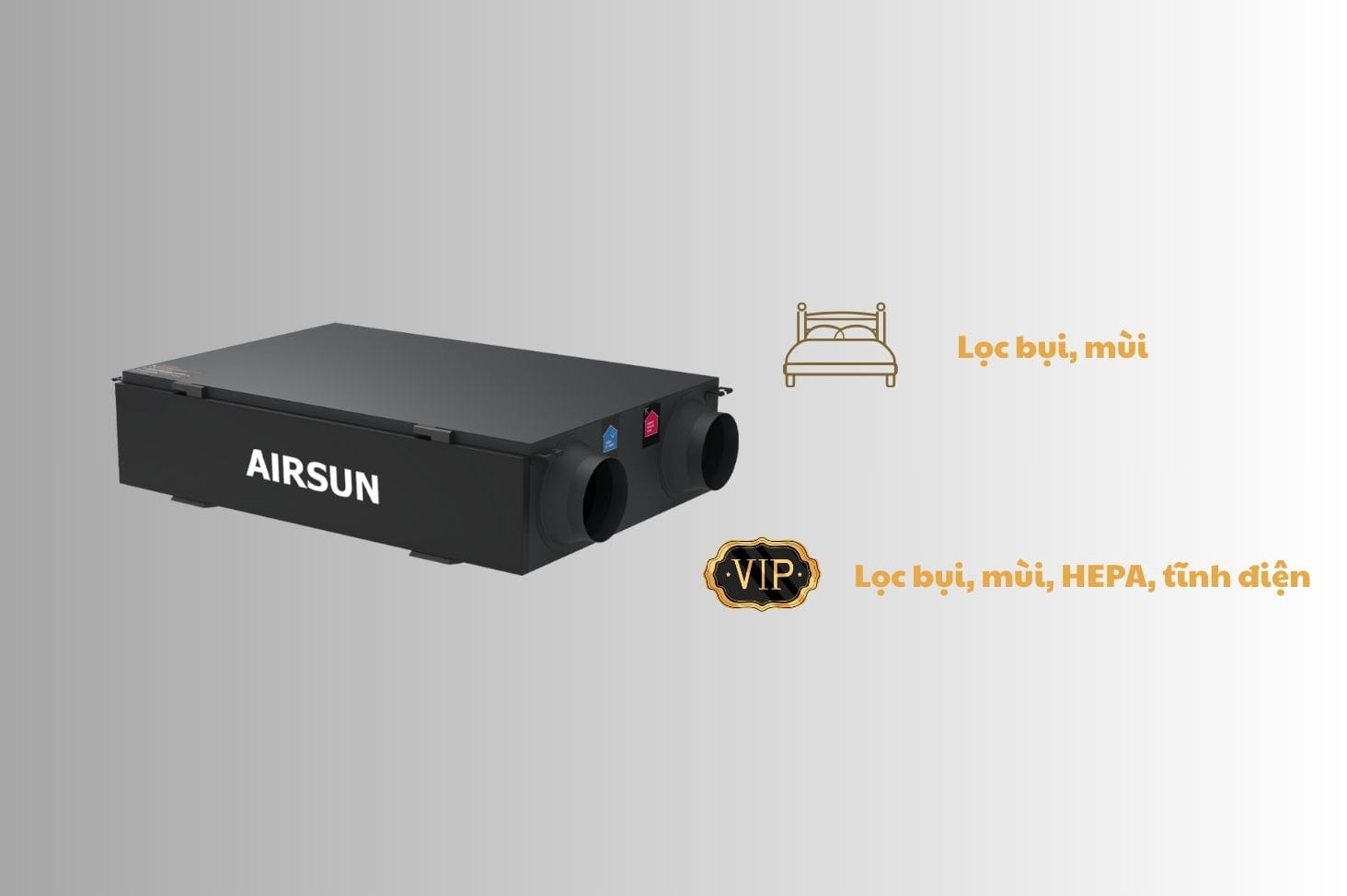 Máy cấp khí tươi dành cho khách sạn