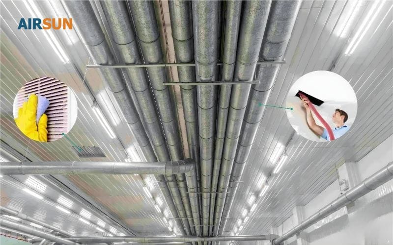 Hệ thống máy cần được vệ sinh chuyên nghiệp