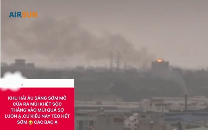 Không khí ô nhiễm ảnh hưởng tới đời sống cư dân