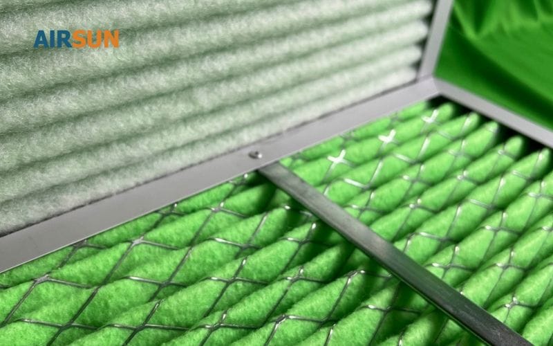 Tấm lọc bụi G4 sơ cấp từ AirSun 4 Lọc bụi G4 dạng sóng