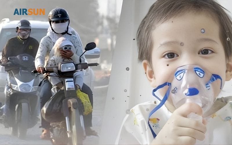 Bụi mịn ảnh hưởng trực tiếp đến sức khoẻ hô hấp